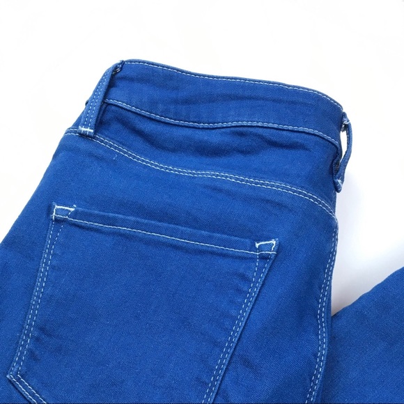 Massimo Dutti high Waisted Skinny Blue Jean Sz.  4 - Picture 5 of 7